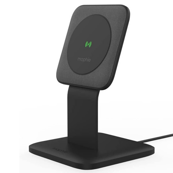 Mophie 15W Snap+ Wireless Qi Charging Stand | Magnetic Grip for MagSafe Devices - Black - 401307720