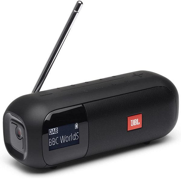 JBL Tuner 2 Portable Radio | Bluetooth Speaker with DAB & FM Radio - Black - JBLTUNER2BLK