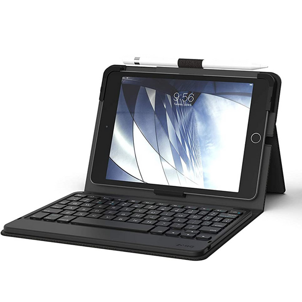 Zagg Folio Bluetooth Tablet Keyboard Non-Backlit for Apple iPad Mini 4/5 (7.9") - Charcoal - 103003159