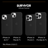 Survivor Clear Series Case for iPhone 14 / 14 Pro / 14 Plus / 14 Pro Max - Black or Clear