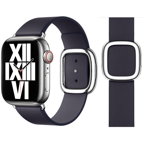 Apple Leather Modern Buckle Watch Strap | 38mm 40mm 41mm