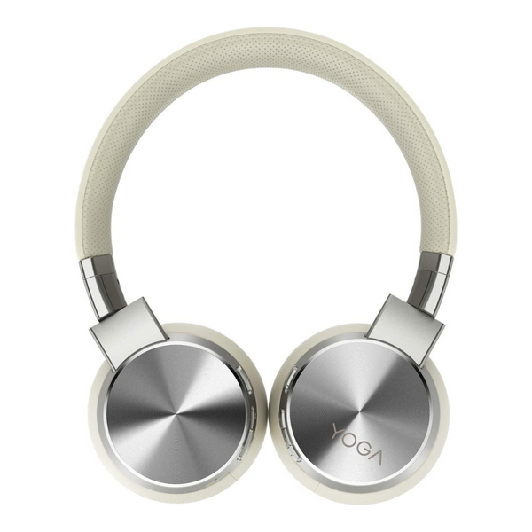 Lenovo Yoga Active Noise Cancellation On-Ear Headphones with Mic - Cream - GXD0U47643