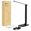 Aukey LED Smart Desk Lamp with USB Charging Port - Black - LT-T10-B