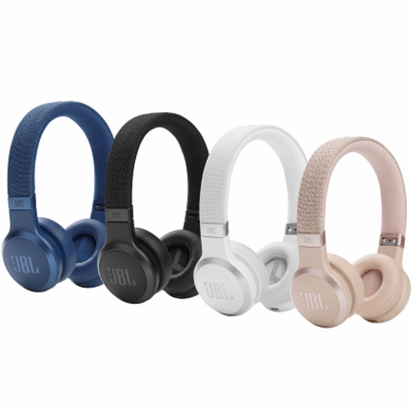 JBL Live 460NC Wireless On-Ear Bluetooth Headphones with Active Noise Cancelling Technology