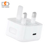 USB-C 20W PD Fast Charging Plug Adapter with USB-C Port - White - AZ023 (Bulk Packaged)