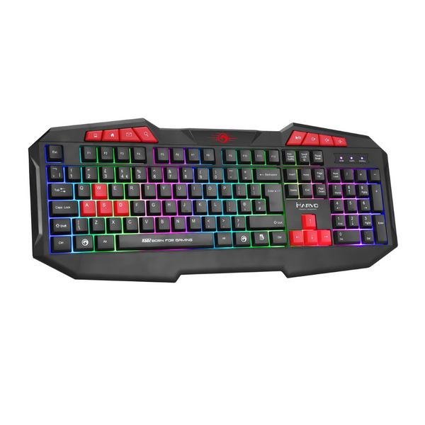 Marvo Scorpion 4 in 1 Gaming Starter Kit includes Headphones, Keyboard, Mouse & Mouse Mat - CM375