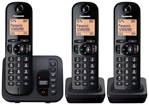 Panasonic KX-TGC223EB Trio Digital Cordless Phone with LCD Display & Answer Machine