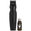 Wahl GroomEase Shape & Style Beard Trimmer Gift Set | Beard Trimmer & Beard Oil - Black - 5606-800