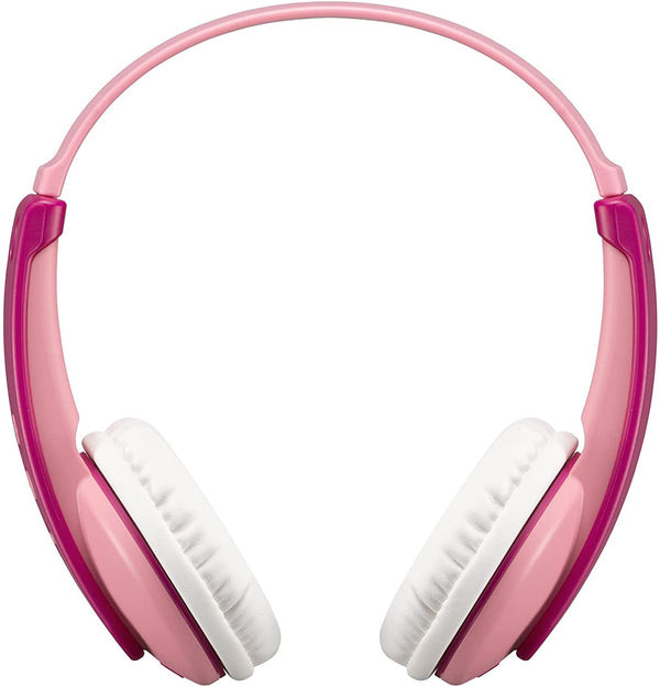 JVC HA-KD10W Tiny Phones Wireless Bluetooth Headphones for Kids - Pink or Blue