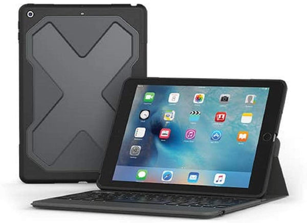 Zagg Rugged Messenger Keyboard for iPad 9.7" 2017/2018 - Qwerty UK - Black - I10REU-BBU