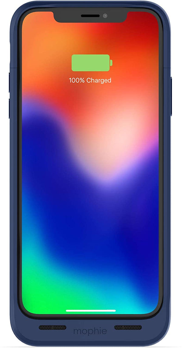 Mophie Juice Pack Wireless Charging Case for Apple iPhone X/XS - Blue - 401002007