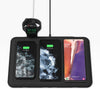 Mophie 4-in-1 Wireless Qi Charging Pad Mat Slimline for up to 4 Devices including Smartphone, Watch and Headphones - Black - 	401306600