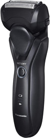 Panasonic ESRT37K Wet & Dry 3-Blade Men's Shaver with 2-Pin Plug - Black - ES-RT37-K