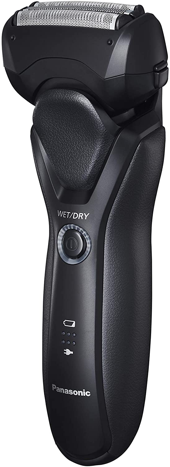 Panasonic ESRT37K Wet & Dry 3-Blade Men's Shaver with 2-Pin Plug - Black - ES-RT37-K