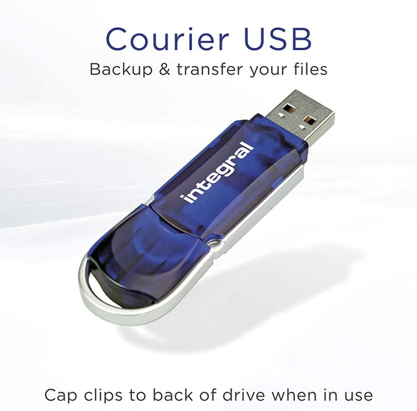 Integral Courier USB 2.0 Flash Drive Storage Pen - 16GB 32GB 64GB 128GB