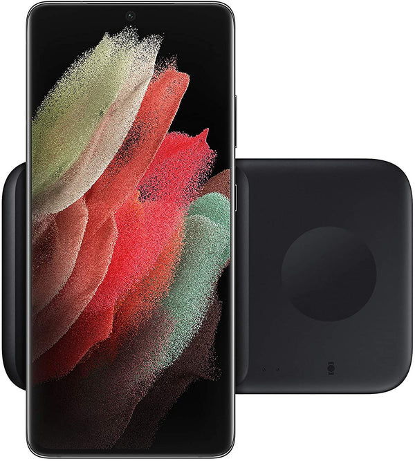 Samsung Duo Qi Wireless Charging Pad with Fast Charge | 9W - Black - EP-P4300TBEGGB