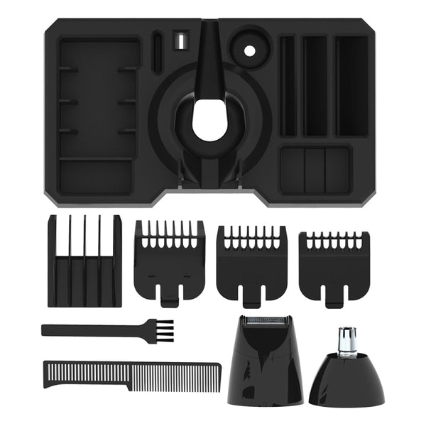 Wahl GroomEase Rechargeable Multigroomer | 8 Trimming Lengths - Black - 9685-417