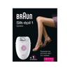 Braun Silk Epil 1 Leg & Body Epilator - Pink/White - SE1370