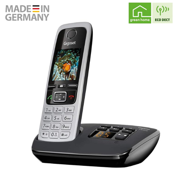 Gigaset C630A Single DECT Cordless Telephone with Answer Machine & Call-Block