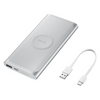 Samsung Wireless Portable 10,000mAh Quick Charge Dual Port Power Bank - Silver - EB-U1200CSEGWW