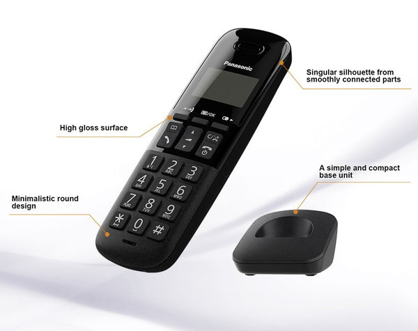 Panasonic KX-TGB610EB Single Digital Cordless Telephone with Nuisance Call Blocker