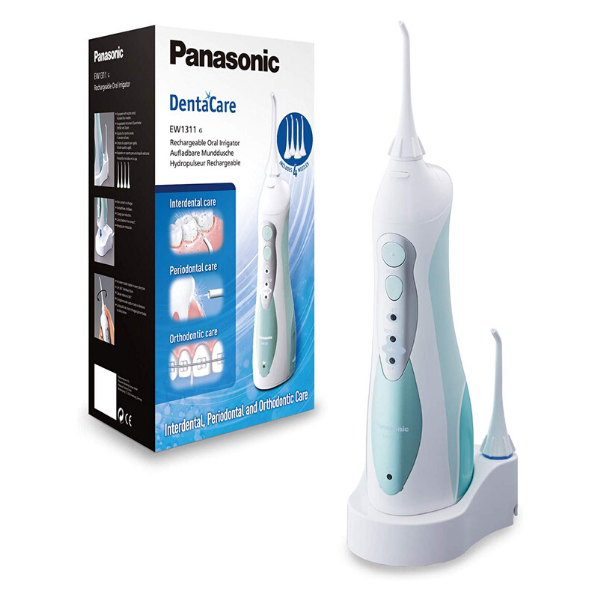 Panasonic EW1311 Water Flosser Oral Irrigator with 2 Water Jets - White