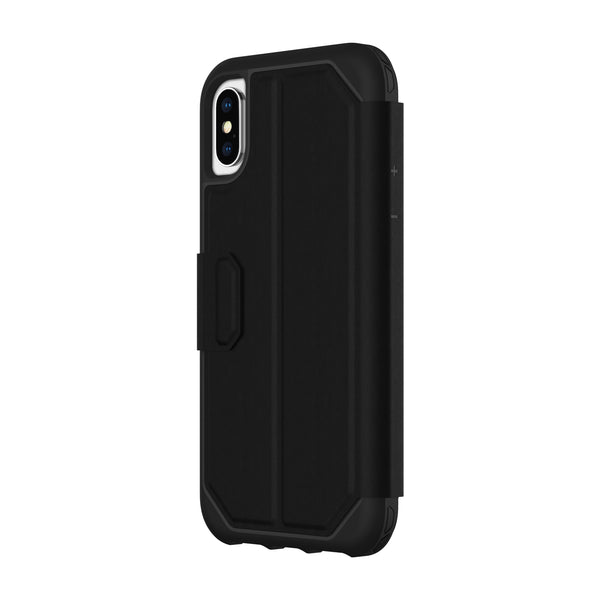 Griffin Survivor Strong Wallet Case for Apple iPhone XS - Black - GIP-020-BLK