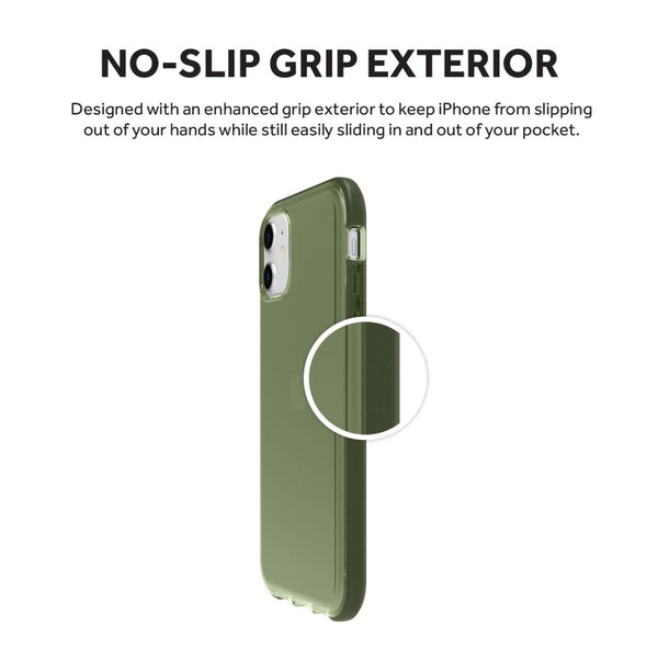 Griffin Survivor Clear Case for Apple iPhone 11 Pro Max - Black, Clear or Green - GIP-026-