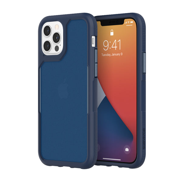 Griffin Survivor Endurance Protective Case for iPhone 12 Mini, 12, 12 Pro & 12 Pro Max - Black/Grey, Navy, Olive Green & Pink