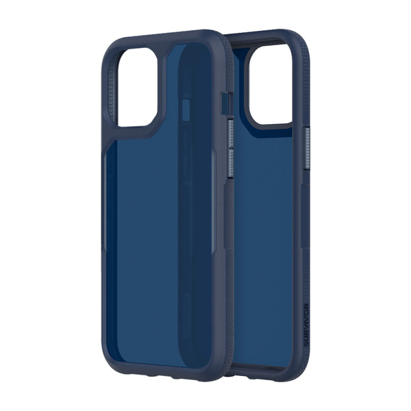 Griffin Survivor Endurance Protective Case for iPhone 12 Mini, 12, 12 Pro & 12 Pro Max - Black/Grey, Navy, Olive Green & Pink