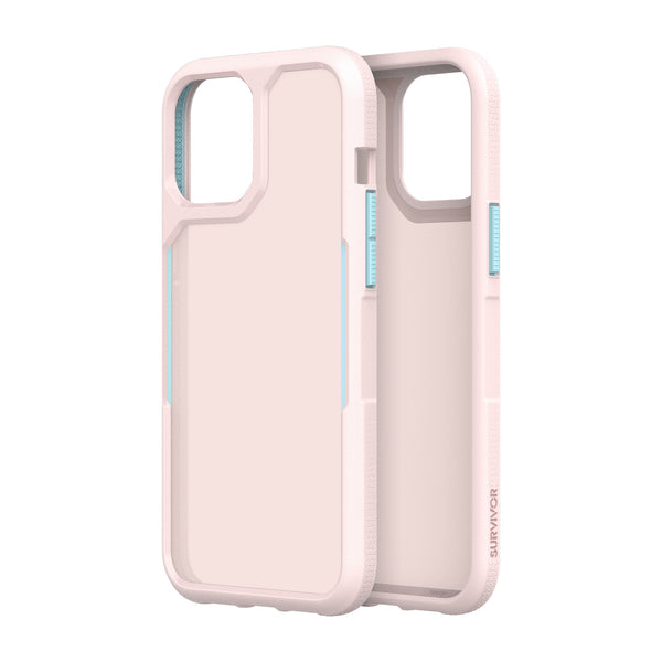 Griffin Survivor Endurance Protective Case for iPhone 12 Mini, 12, 12 Pro & 12 Pro Max - Black/Grey, Navy, Olive Green & Pink