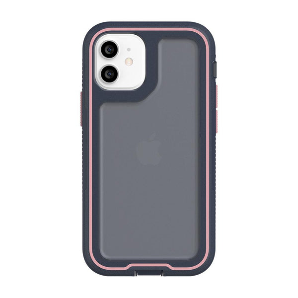 Griffin Survivor Extreme Protective Case for iPhone 12 Mini, 12, 12 Pro & 12 Pro Max - Black or Navy/Pink