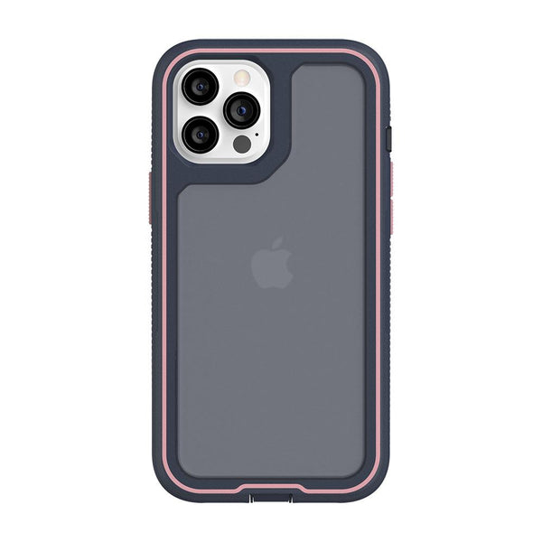 Griffin Survivor Extreme Protective Case for iPhone 12 Mini, 12, 12 Pro & 12 Pro Max - Black or Navy/Pink