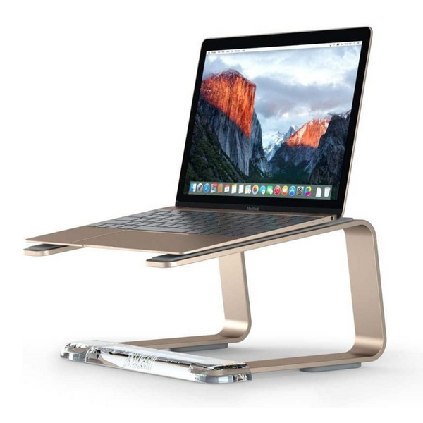 Griffin Elevator Desktop Stand for PC, Laptop & Macbook - Gold - GC42028