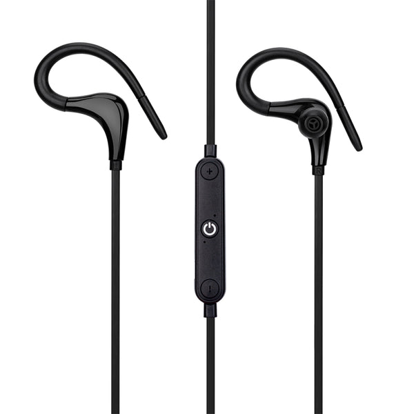 Groov-e Sport Clips Ultra Light Wireless Bluetooth Earphones - Black - GVBT1400BK