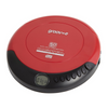 Groov-e Retro Series Personal CD Player with Earphones - Black, Blue, Red & Silver - GVPS110