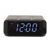 Groov-e Atlas Alarm Clock Radio with Wireless Charging Pad - Black - GVWC06BK