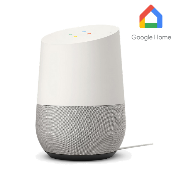 Google Home Medium Sized Smart Speaker | Voice Recognition & Google Assistant - Chalk