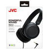 JVC Foldable Wired On-Ear Headphones with Remote Microphone - Black - HAS31MBE