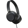 JVC Foldable Wired On-Ear Headphones with Remote Microphone - Black - HAS31MBE