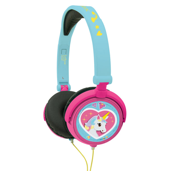 Lexibook Kids Foldable Stereo Disney Pixar Headphones with Volume Limiter - 14 Characters