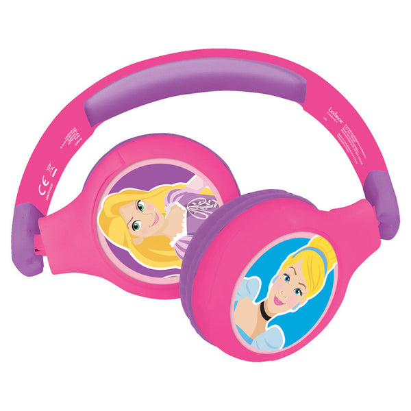 Lexibook 2-in-1 Bluetooth Headphones | Wireless & Wired | Foldable & Adjustable - Frozen II, Paw Patrol, Spiderman, Disney Princess, Peppa Pig - HPBT010