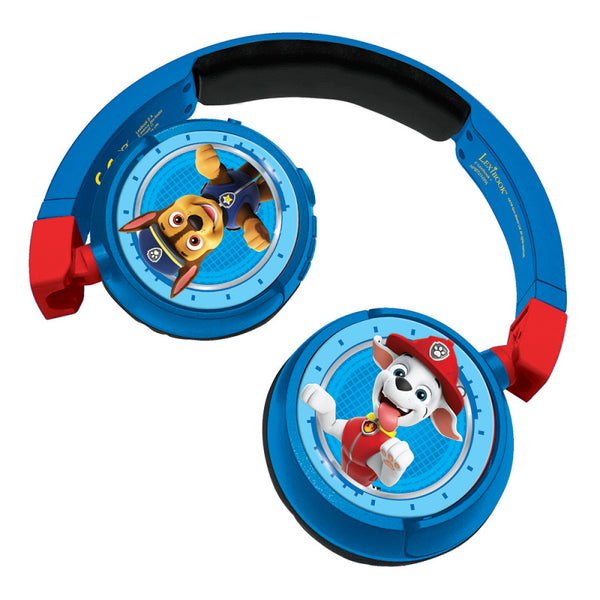 Lexibook 2-in-1 Bluetooth Headphones | Wireless & Wired | Foldable & Adjustable - Frozen II, Paw Patrol, Spiderman, Disney Princess, Peppa Pig - HPBT010