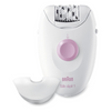 Braun Silk Epil 1 Leg & Body Epilator - Pink/White - SE1370