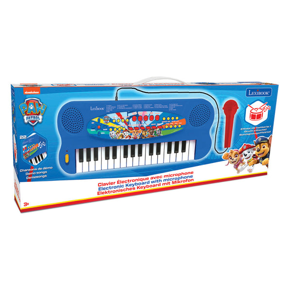 Lexibook Kids Electronic Toy Keyboard with 32 Keys, Microphone & Line-In Cable | Disney Frozen II & Paw Patrol - K703