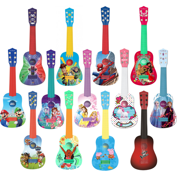 Lexibook My First Guitar Kids Toy Disney Pixar Guitar Musical Instrument Age 3+ - 14 Designs - K200