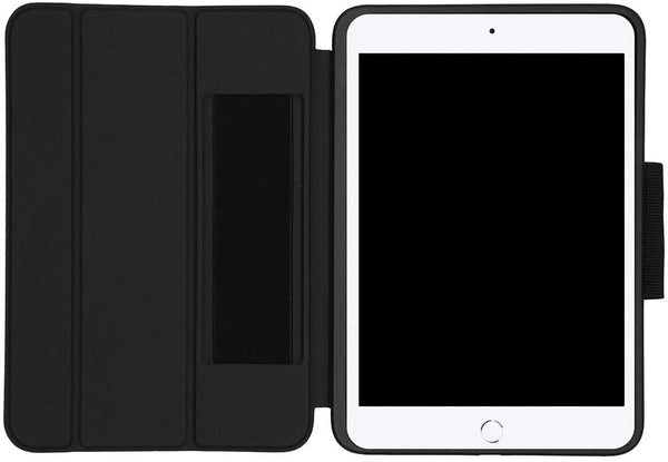 Zagg Rugged Messenger Folio Case for iPad Mini 4/5 with Apple Pencil Holder & Stand - Black - 102004265