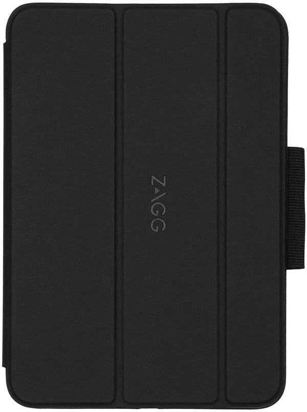 Zagg Rugged Messenger Folio Case for iPad Mini 4/5 with Apple Pencil Holder & Stand - Black - 102004265