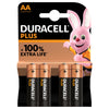 Duracell Plus Alkaline Batteries for General Household Use - Size AA/AAA/C/D/9v