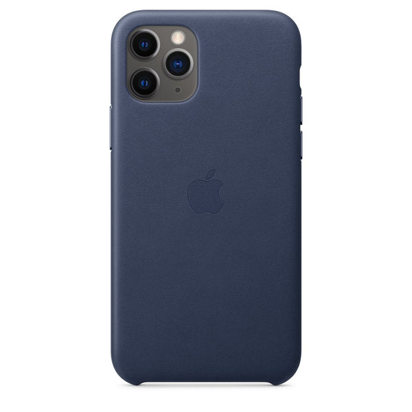 Apple Leather Case for iPhone 11 Pro - Midnight Blue - MWYG2ZM/A